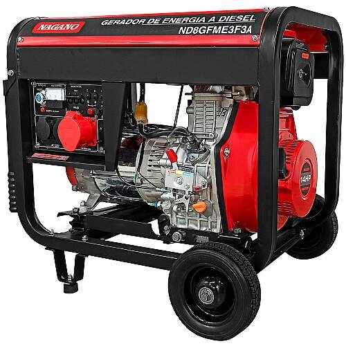Gerador de Energia 10kva Diesel Partida Elétrica 220v/380v 14hp Trifásico