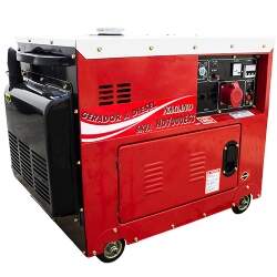 Gerador de Energia a Diesel, Trifásico 110v/220v, Silenciado, 6.0 kva, Partida elétrica - ND7000ES3