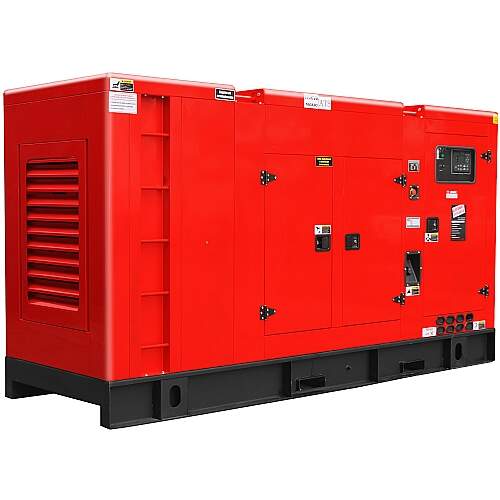 Gerador de Energia a Diesel Trifásico 165kva 220-380v Silenciado Partida Elétrica com QTA