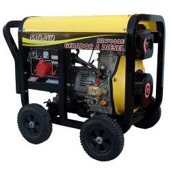 Gerador de Energia a Diesel, Trifásico 220/380v, 6 kva, Partida elétrica - ND7000E3D
