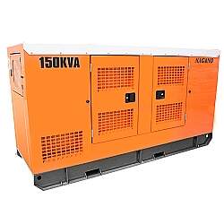 Gerador de Energia a Diesel, trifásico, partida elétrica silenciado, 150 kva, motor nagano 60hz, 110/220 V