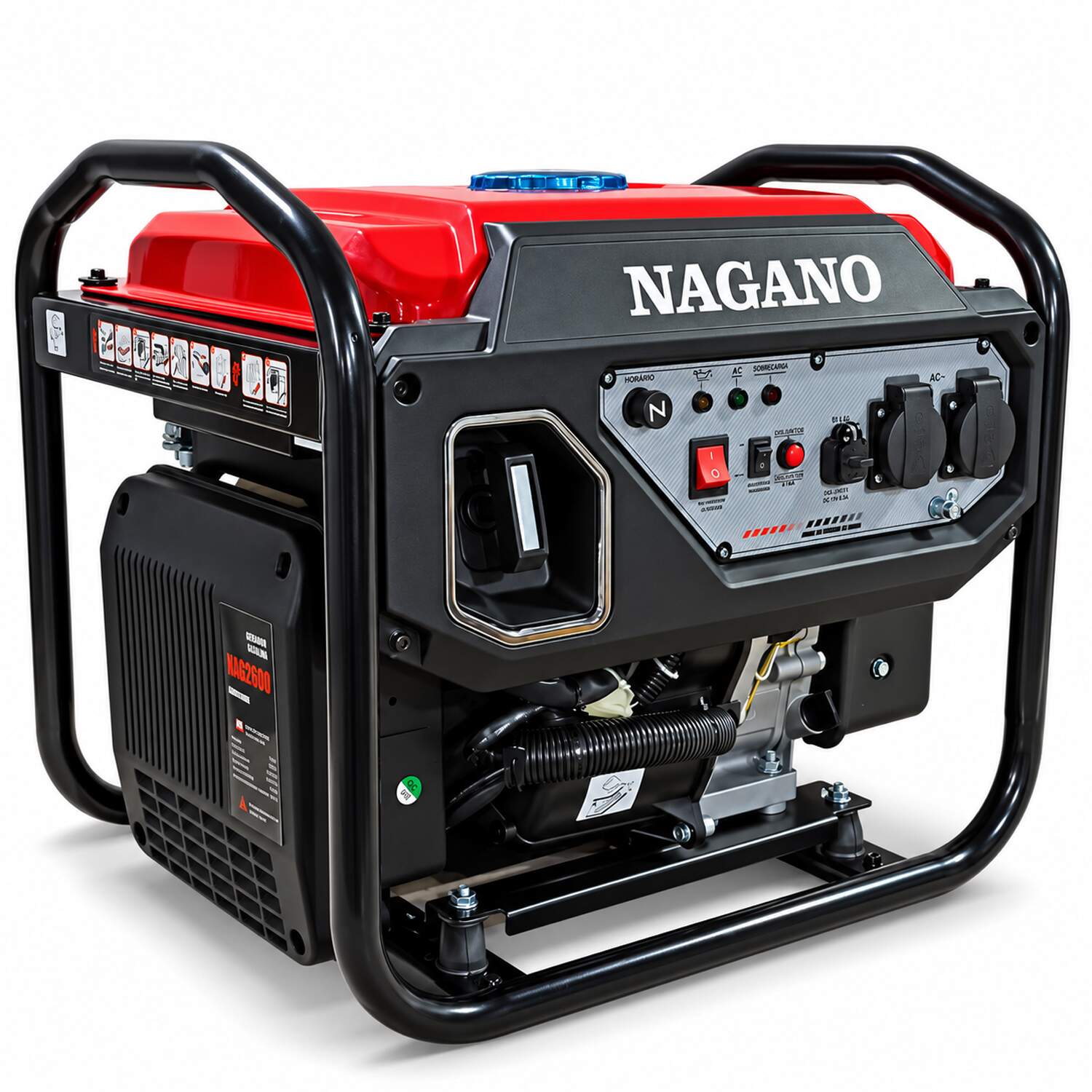 Gerador de Energia a Gasolina 6,25kVA 4T 9HP Inverter Monofásico -…