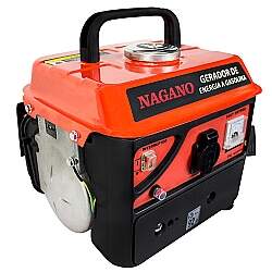 Gerador de Energia a Gasolina Monofásico 2 Tempos Partida Manual 60 HZ NG96