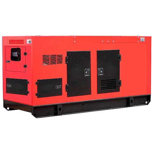 Gerador de energia Diesel 220 Kva Trifásico Silenciado Partida Elétrica com QTA