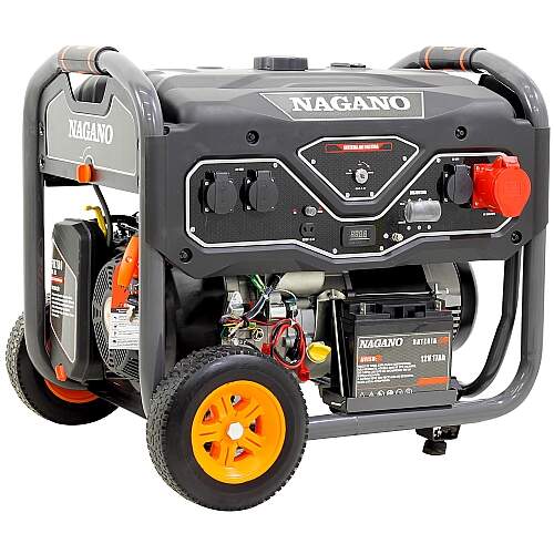 Gerador de Energia Gasolina 9kva Trifásico 110-220v 60hz - NG10000E3