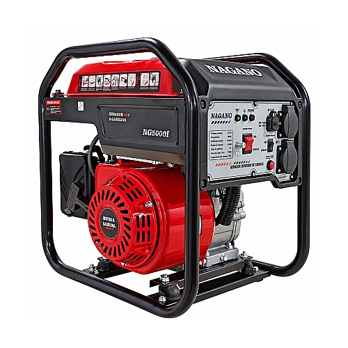 Gerador de Energia a Gasolina Portátil 5kVA 4T 7HP Inverter Monofásico