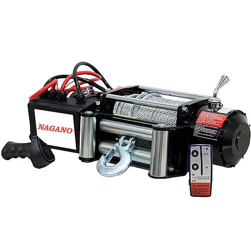 Guincho Elétrico 8500LB 3856KG 12v para Quadriciclo Jipe Troller