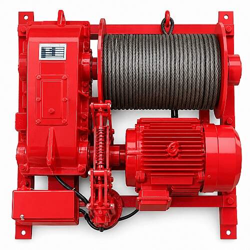 Guincho Elétrico Industrial 5 Toneladas 15 kW com Cabo de 200m 220/380V