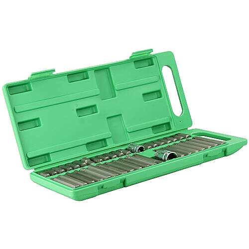 Jogo de Chave Torx com 40 Peças em Aço Cromo Vanádio - NJ0617