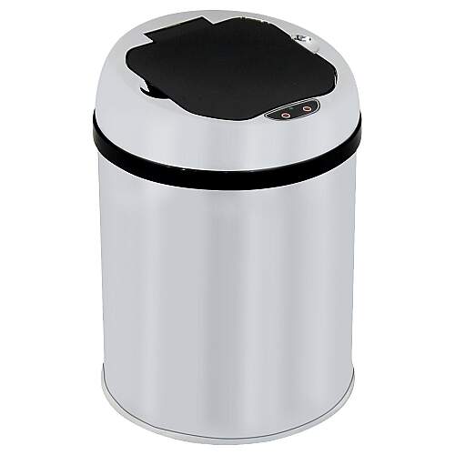 Lixeira Automática Inox com Sensor Balde Interno Removível 3 Litros