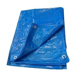 Lona de Polietileno 100 Micras Azul 12x10m