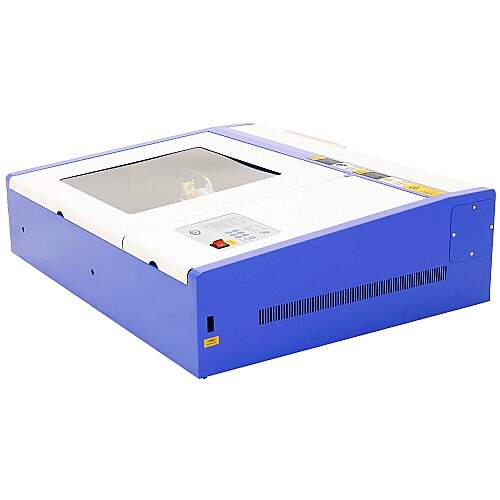 CNC Router Laser 40x40cm 40W Corte e Gravação Sensor Fluxo de Água 220V