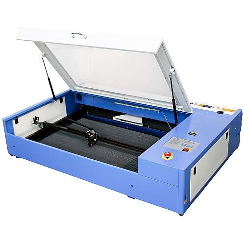 CNC Router Laser 90x60cm 80W Mesa Fixa Corte e Gravação Sensor Fluxo de Água 220V
