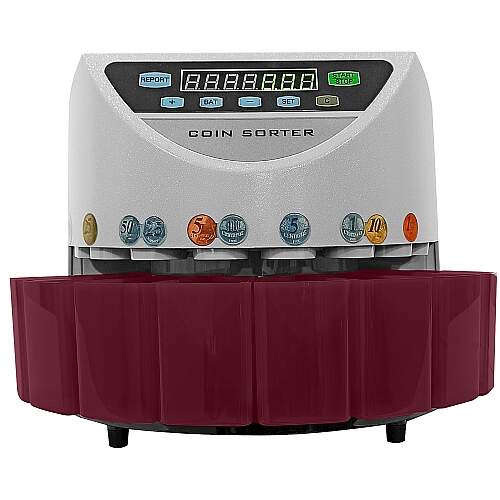 Máquina de Contar e Separar Moedas Tela LED 45w