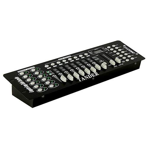 Mesa Iluminação Dmx 512 Controladora Máquina Fumaça