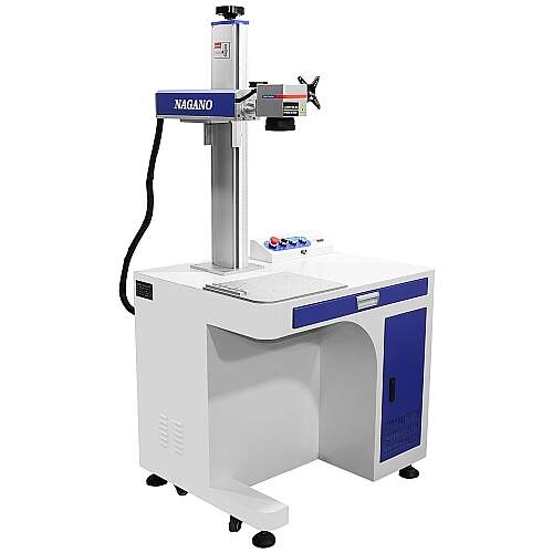 Máquina de Gravação Laser Metais Fiber de Bancada 20w