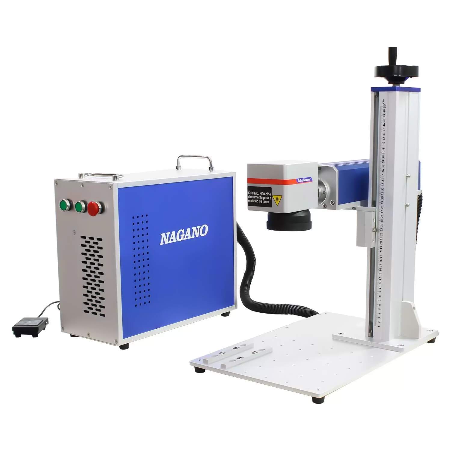 Máquina de Gravação Laser Metais Fiber Portátil 50w com Entrada Eix…
