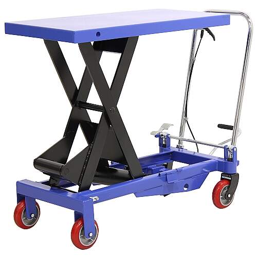 Mesa Pantográfica 300 Kg Elevatória Hidráulica Móvel