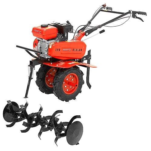 Micro Trator Motocultivador 7hp 196cc Gasolina com Enxada Rotativa - NMCG07M