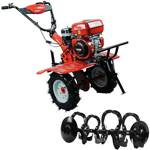 Microtrator Motocultivador Monocilíndrico a Gasolina 7HP 4 Tempos OHV Refrigerado a Ar 212cc Tipo Tobata - NMCG780