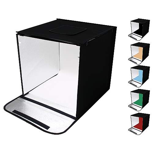 Mini Estúdio Cabine Fotográfico 60x60 6 Fundos