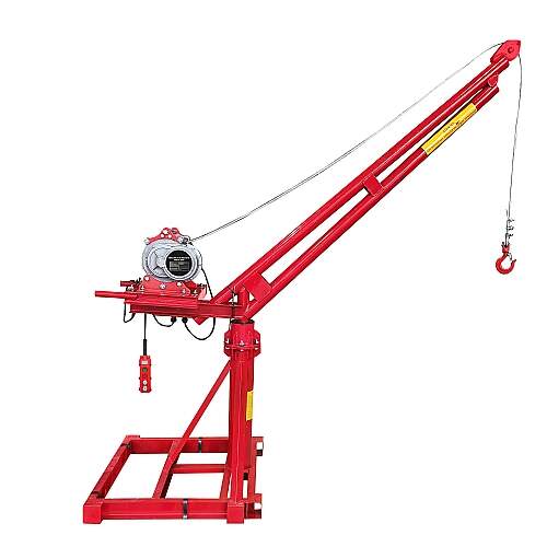 Mini Grua Guindaste 400kg 30m para Obras Trifásico
