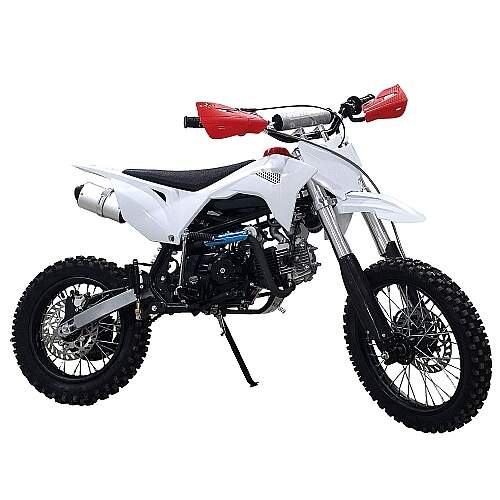 Mini Moto Cross a Gasolina Vermelha 110cc 4 tempos Freio a Disco