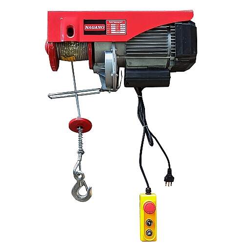 Mini Talha Elétrica 6 a 12 Metros 600 a 1200kg
