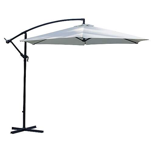 Ombrelone guarda sol de praia sombreiro Creme 3 Metros Diâmetro - THOC3D