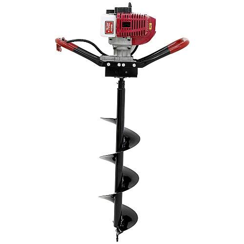 Perfurador de Solo 2hp a Gasolina Broca 200x800mm 1,4Kw Alça Dupla