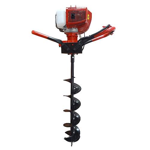 Perfurador de solo a Gasolina 52,7 Cilindradas Broca 20 x 80cm 1.3Kw Alça Dupla - NP500SX