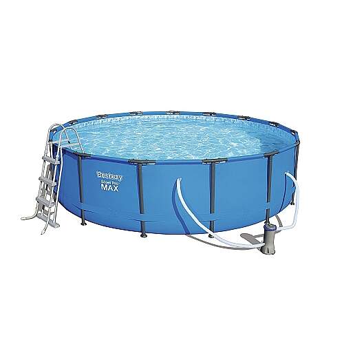 Piscina Estruturada 14.970l Circular 4.57m x 1,07m + Filtro 3.028 L/H