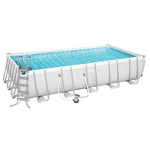Piscina Estruturada 26.845l Frame Pool 6.71m x 3.66m x 1.32m Filtro 5678 l/h