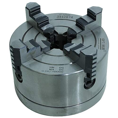 Placa de 4 Castanhas 125mm para Torno 250m - TBAD250