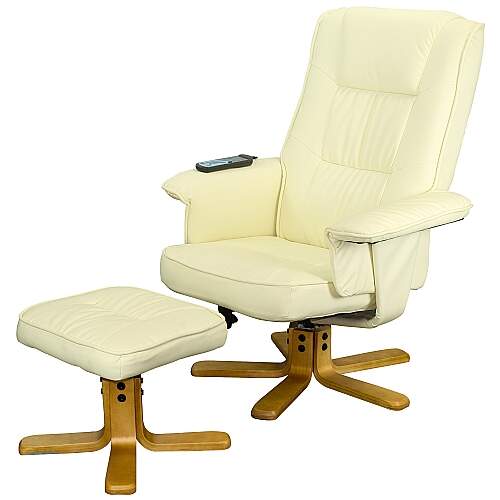 Poltrona de Massagem e Aquecimento Reclinável elétrica Alabama Bivolt - TPMACAD