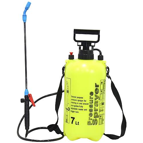 Pulverizador 7 Litros Manual Costal Agrícola e Compressão Prévia