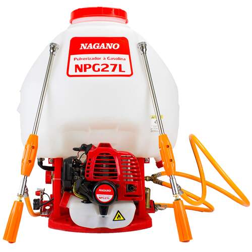 Pulverizador costal a Gasolina 25,6cc 27 Litros 2 lanças - NPG27L -…