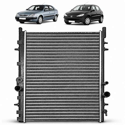 Radiador Peugeot 206 1.4 Flex 2005-2008 MLBU145580637
