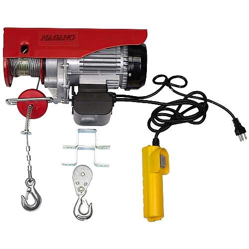 Guincho Talha Elétrica 1050w Capacidade de 300 a 600 kg Elevação 12m 110v - TE600