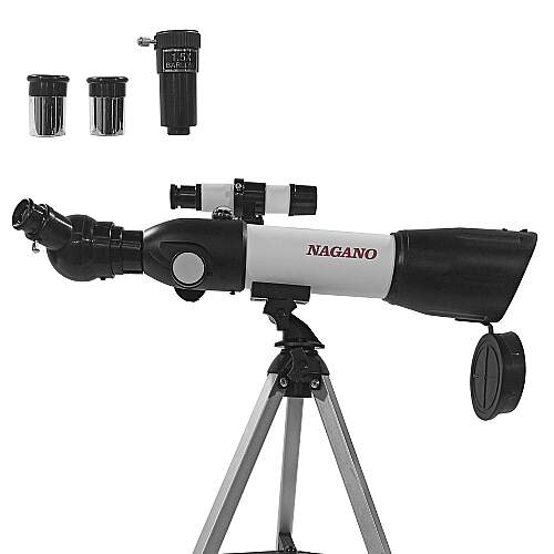 Telescópio Astronômico Refrator 350x60mm 180x com Tripé