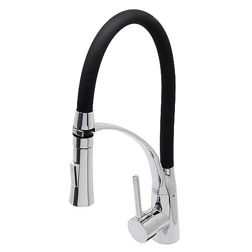 Torneira Gourmet Monocomando Flexível Cozinha Banheiro 1/2 pol Quente e Frio