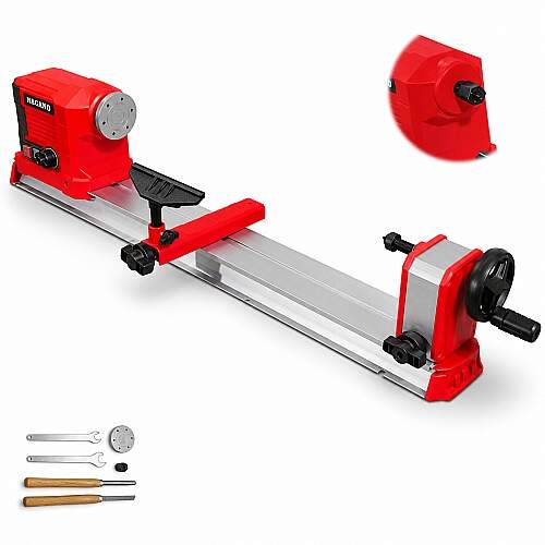Torno De Bancada Para Madeira 600mm x 250mm 600w 220v