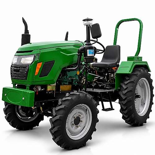 Trator Agrícola a Diesel 24Hp 4x4 com Santo Antônio