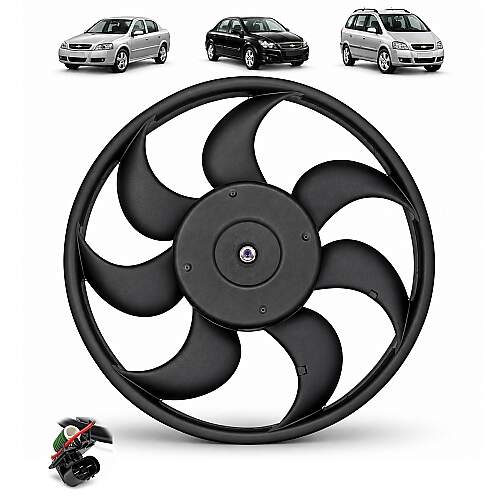 Ventoinha 4 Pinos Radiador Astra Vectra Zafira 2.0 F006B10295 F006B10296