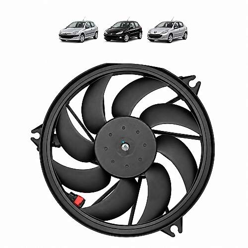 Ventoinha do Radiador Eletroventilador Peugeot 206 e 207