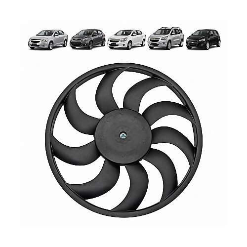 Ventoinha Radiador Cobalt Onix Prisma Spin Sonic Eletroventilador