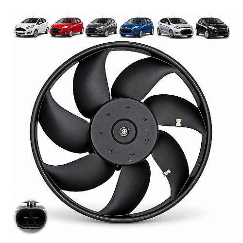 Ventoinha Radiador e Motor Ford Ka New Fiesta 1.0 1.5 1.6 com Ar