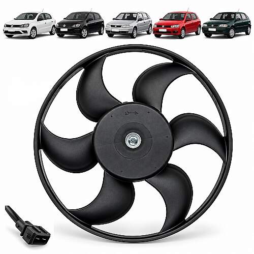 Ventoinha Radiador e Motor VW Gol G4 com Ar 377959455H F006KM0615