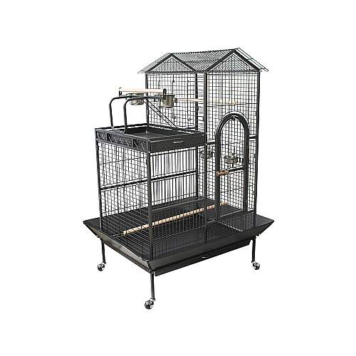 Viveiro Milão para Papagaio Arara Cacatua Ring Neck entre outras Aves - 160x91x114cm