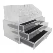 Organizador para Maquiagem acrílico 3 Gavetas - THOM30